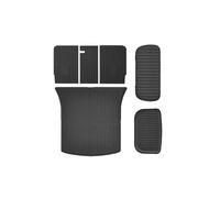 Tapis Coffre Voiture pour Tesla pour Modèle Y 2025 + pour Juniper TPE Doublures Coffre Imperméables Toutes Saisons Intérieur Antidérapants Tapis Sol(My 3pc Trunk-br Mats)