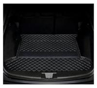 Tapis Coffre Voiture Tapis coffre arrière voiture pour bZ4X pour Solterra EA10 2022 2023 2024 2025 tampons résistants à la saleté tapis plateau boue Auto Coffre Doublure(Main Pad Black beige,B)