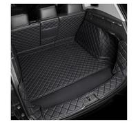 Tapis Coffre Voiture Tapis Coffre Intégral Cuir PU Imperméable pour Tesla pour Model Y 2017 2018 2019 2020 2021 2022 2024 Protection Chargement Intérieurs Voiture(Plaid B)