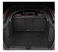 Tapis Coffre Voiture Tapis de Coffre de Voiture à Couverture complète, Anti-salissure, pour Ford pour Mustang 2015-2022, Accessoires d'intérieur Tapis Voiture Tous Temps Voiture(Black-Beige)