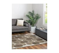 Tapis - Collection Cafe - Easther - Tapis à Motifs, Finition Artisanale, Tissage en Belgique - Tapis d'intérieur moderne et doux - Rectangulaire -