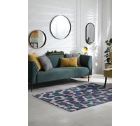 Tapis - Collection Ikat - Blue Duck - Tapis d'intérieur moderne et doux - Rectangulaire - 200 x 280 cm