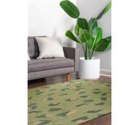 Tapis - Collection Leo Beneffito - Spinach - Tapis à Motifs, Finition Artisanale, Tissage en Belgique - Tapis d'intérieur moderne et doux - Rectangulaire - 170 x 240 cm VERT G
