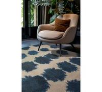 Tapis - Collection Paintball Beneffito - Curacao - Tapis à Motifs, Finition Artisanale, Tissage en Belgique - Tapis d'intérieur moderne et doux - Rectangulaire - 200 x 280 cm BLEU G