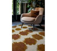 Tapis - Collection Paintball - Red Rhum - Tapis à Motifs, Finition Artisanale, Tissage en Belgique - Tapis d'intérieur moderne et doux -