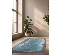 Tapis - Collection Poum Poum Beneffito - Clear Sky - Tapis d'intérieur moderne et doux - Rectangulaire - 200 x 280 cm BLEU G