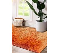 Tapis - Collection Reflect - Sun Fire - Tapis d'intérieur moderne et doux - Rectangulaire - 80 x 150 cm