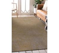 Tapis - Collection Tabasco Beneffito - Golden Beach - Tapis à Motifs, Finition Artisanale, Tissage en Belgique - Tapis d'intérieur moderne et doux - Rectangulaire - 80 x 150 cm GOLD G