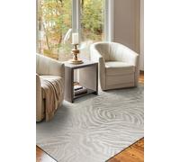 Tapis - Collection Zebra - Snow Cloud - Tapis à Motifs, Finition Artisanale, Tissage en Belgique - Tapis d'intérieur moderne et doux - Rectangulaire