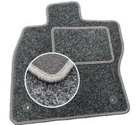 Tapis conducteur en velours anthracite Lux pour Peugeot 106, 1 pièce