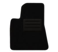 Tapis conducteur en Velours Noir, 1 pièce pour Tesla Model 3 (2017-W PRODUKCJI) Base Antidérapante Renforcée dans la Zone de la Pédale MOTOHOBBY