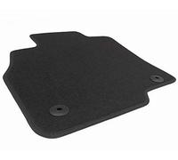Tapis conducteur Mito en velours - Côté conducteur - Noir - Avec fixation d'origine.