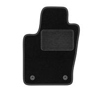 Tapis Conducteur Moquette sur Mesure pour Jeep Grand Cherokee WK2 2010-2018 | pour tout-terrain ; moquette dense (polypropylène), env. 6,5 mm ; antidérapant, fixations rondes (type AV)