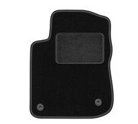 Tapis Conducteur Moquette sur Mesure pour Peugeot 208 I 2012-2019, LUX | pour hayon ; moquette dense (polypropylène), env. 6,5 mm ; antidérapant, fixations rondes (type CP2)