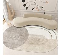 Tapis confortable en patchwork jaune avec envers antidérapant, parfait pour le salon et la chambre à coucher, décoration d'intérieur et décoration de canapé, design doux et élégant - 130 x 180 cm