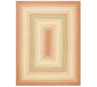 Tapis Contemporain en polypropylène Orange/Multicolore 244 x 305 cm