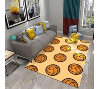 Tapis Contemporain, Tapis De Salon Dessin Animé, Volley-Ball, Poils Courts Doux Et Confortables, Facile d'entretien, Polypropylène De Haute Qualité, Ultra Résistant, 80 X 160 Cm -784686284416