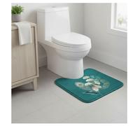 Tapis contour de WC Ginko blue