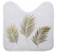 Tapis Contour WC Imprimé "Orbella" 45x45cm Blanc
