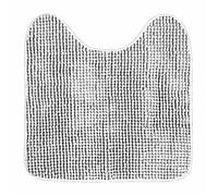 Tapis Contour WC - PARIS PRIX - Modèle Sweety - 45x45 cm - Polyester - Blanc