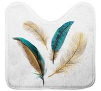 Tapis Contour WC "Plumiss" 45x45cm Multicolore Multicolore G