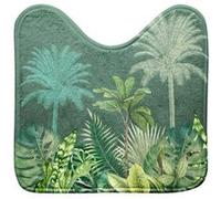 Douceur d'Intérieur, Tapis Contour WC (45 x 45 cm) Vagabonde, Microfibre Imprimée