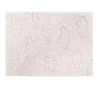 Tapis coton lavable RugCycled nuages - 140 x 200 cm Beige G