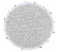 Tapis coton rond Bubble - gris - 120 Ø Gris G