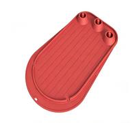 Tapis coulissant en silicone conçu pour les batteurs sur socle de 5 litres comme Artisan et KSM pour permettre un mouvement coulissant stable et réduire le risque de dommages (rouge)