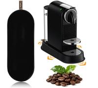 Tapis coulissant pour machine à café à capsules Nespresso De'Longhi EN167 Citiz, design des deux côtés, tapis coulissant avec boucle de suspension, facile à nettoyer, protège le plan de travail de la