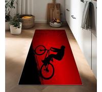 Tapis Couloir 60 x 150 cm, Coureur Cuisine Sports Extrêmes Cyclistes Tapis de Passage à Poil Court Entrée Doux Lavable en Machine, Antidérapant, Art Fantastique pour Salon, Couloir, Buanderie