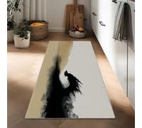 Tapis Couloir Long Animaux Abstraits Dragon Moquette 40 x 120 cm, Antidérapant Coureur de Passage Encre de Chine de Peinture Couloir Tapis de Sol de Cuisine - Coureur Paillasson pour Salon Chambre