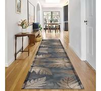 Tapis Couloir Long Marron Gris Résistant Coureurs Moquette Couloirs Dos Caoutchouc 60cm 80cm 90cm 100cm 120cm Coureur Tapis pour Entrée Chambre d'amis Vestiaire Moquettes(80 * 900cm)