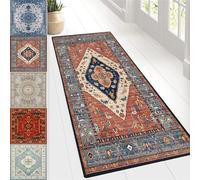 Tapis Couloir Long Moderne 100 x 200 cm Durable - Long - Antidérapant Lavable Style Vintage Absorbant Tapis Couloir, Cuisine pour Salon Chambre Personnalisable, B