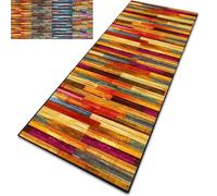 Tapis Couloir Long Moderne 55 x 150 cm Antidérapant, Couleur Unie, Élégant, Lavable, Doux, Absorbant Tapis Cuisine, Couloir pour Salon Chambre Personnalisable, A