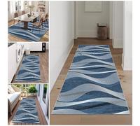 Tapis Couloir Long Moderne 60 x 80 cm Tapis Cuisine Antidérapant Lavable Tapis de Passage Couloir Cuisine Tapis Entree Interieur Paillasson Long Tapis de Sol de Cuisine pour Cuisine Salon Chambre