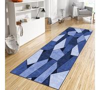 Tapis Couloir Long Moderne 90 x 280 cm Antidérapant, Couleur Unie, Élégant, Lavable, Doux, Absorbant Tapis de Passage Couloir pour Salon Chambre Personnalisable, C