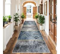 Tapis Couloir Long Tapis de Passage Absorbant Tapis de Cuisine Devant Evier Antidérapant et Lavable en Machine Tapis Entree Interieur pour Salon Tapis de Chambre Tapis de Sol de Cuisine 70 x 120 cm