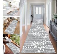 Tapis Couloir Long Tapis pour Cuisine Devant évier Moderne - 50 x 100 cm Tapis de Passage à Poil Court - Tapis Entree Interieur - Tapis de Couloir au Metre - Tapis de Sol de Cuisine - Tapis Runner