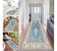 Tapis Couloir Long Tapis pour Cuisine Devant évier Moderne - 80 x 100 cm Tapis de Passage à Poil Court - Tapis Entree Interieur - Tapis de Couloir au Metre - Tapis de Sol de Cuisine - Tapis Runner