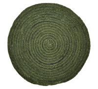 Tapis Coureur Teppich Jute Vert Boho Vintage 100 cm Style Orient Décoration