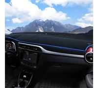 Tapis Couverture Tableau Bord pour MG pour ZS EV 2017 2018 2019 2020-2023 Couverture Tableau Bord Voiture Tapis Tableau Bord Tapis Cape Pare-Soleil Dashmat Antidérapant(A LHD Red Side)