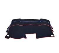 Tapis Couverture Tableau Bord Tapis Protection Console Centrale pour Clio 5 (2018-2022 2023 2024 2025) Pare-Soleil pour Tableau Bord(Left-Black)