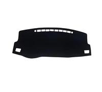 Tapis Couverture Tableau Bord Voiture, Accessoires Antidérapants Pour Toyota Pour Corolla E180 2014~2018 Tapis de console centrale(Noir,LHD)