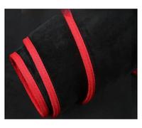 Tapis Couverture Tableau Bord Voiture Pare-soleil Pour Hyundai I10 2e Génération 2014 - 2018 IA BA Series Panneau façade d'autoradio(Conduite à droite,Red side Polyester A)
