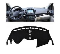 Tapis Couverture Tableau Bord Voiture pour Ford pour Escape pour Kuga 2013-2017 2018 2019 Dashmat Tableau Bord Couverture Tapis Tableau Bord Pare-Soleil Protéger Tapis(Le Noir,Style 2 LHD)