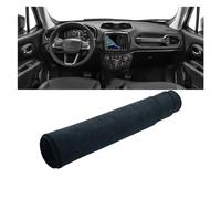 Tapis Couverture Tableau Bord Voiture pour Jeep pour Renegade pour BU 2015-2020 2021 2022 2023 Tapis Couverture Tableau Bord Voiture Évite Les Coussinets Lumineux Tapis Antidérapant(B Black)