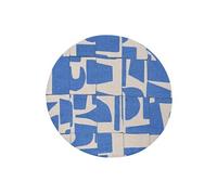 Tapis Louis De Poortere Craft Bleu 140x140 Bleu G