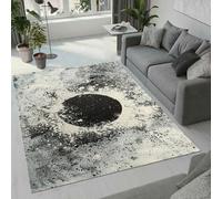 Tapis Cuisine 60x90 cm Imitation Cachemire Lavable L'encre éclaboussée Motif Minimaliste Moderne 3D Antidérapant Nettoyage Facile à la Machine ou à la Main Idéal pour Entrée Studio Côté Lit Q-1
