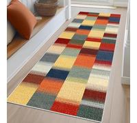 Tapis Cuisine Devant Evier Antidérapant et Lavable Tapis Couloir Long 70 x 350 cm Tapis Entree Interieur Paillasson Absorbant Tapis de Passage Tapis de Sol pour Salon Chambre Cuisine Buanderie